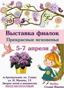 выставка фиалок